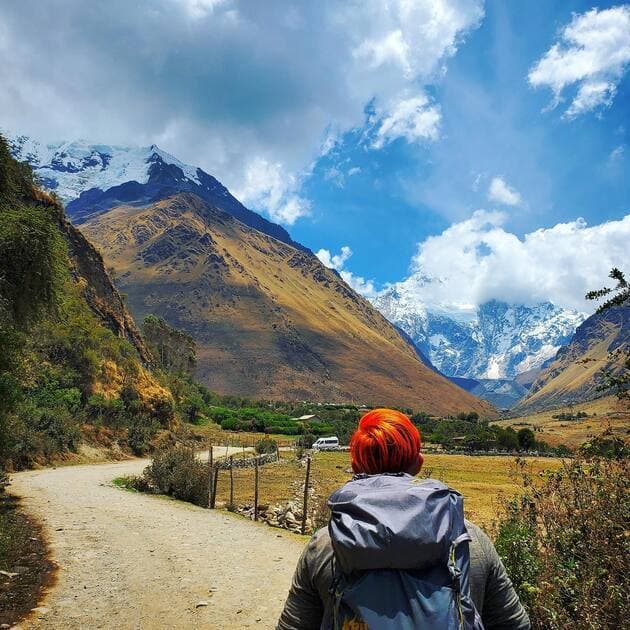 On the way to Salkantay Pass