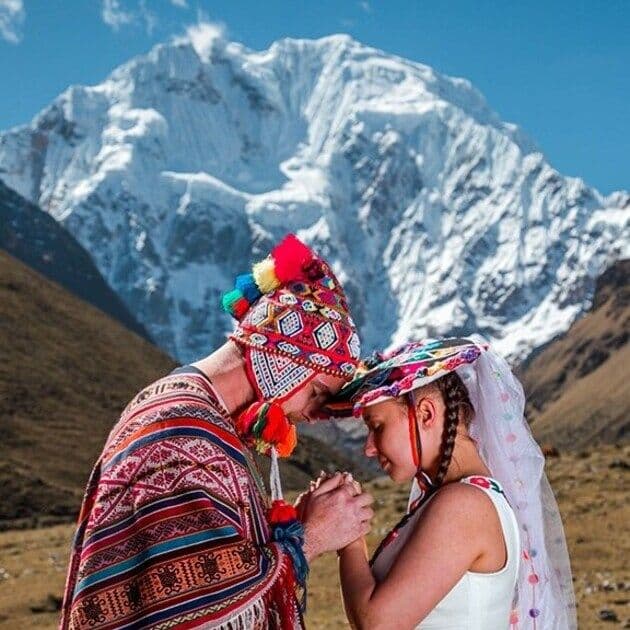 The imposing Salkantay mountain